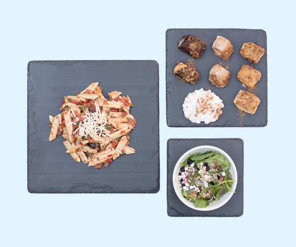 12" x 12", 10" x 10", 8" x 8" Slateplate Square Gift Set
