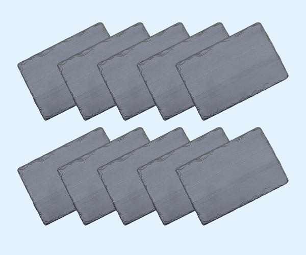 8" x 12" Set of Ten Medium Slateplates
