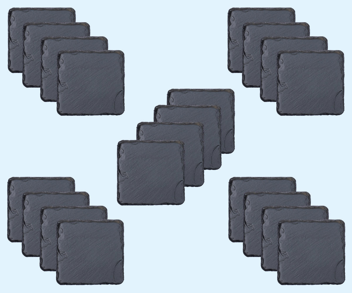 Set of Five 4-Piece Coaster Sets - Slateplate