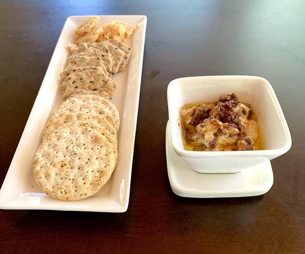 Contemporary Porcelain Cracker Tray