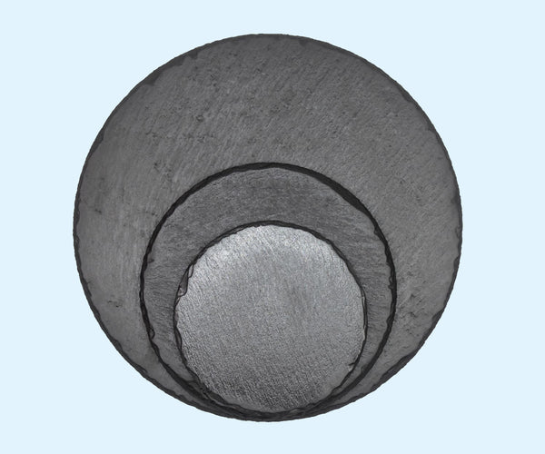 6", 8", 12" Slateplate Round Gift Set